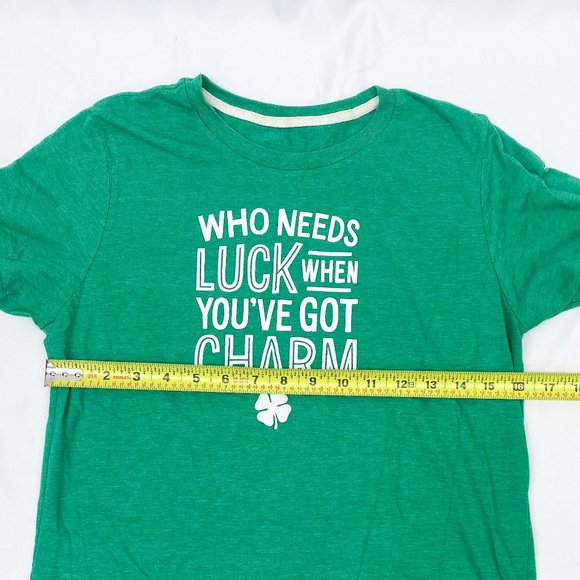 St. Patty's Day Shirt Kelly Green St. Patricks Day Luck Charm T-Shirt - Picture 5 of 8